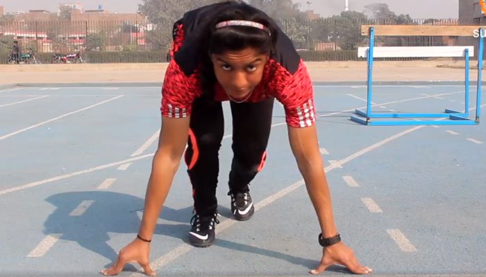 پیش امام کی بیٹی تیز ترین اتھیلیٹ قرار